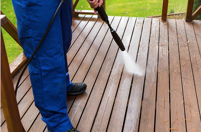 deck washing